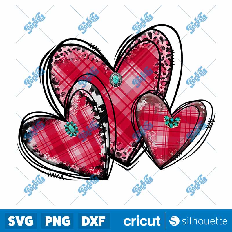 Camping Hearts PNG