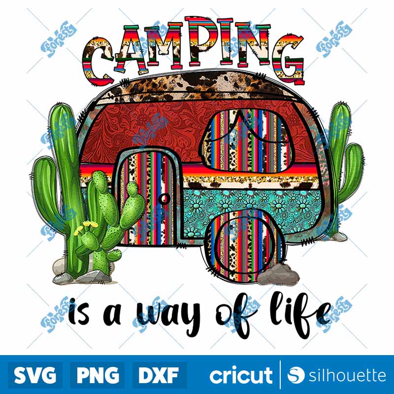 Camping Is A Way Of Life PNG