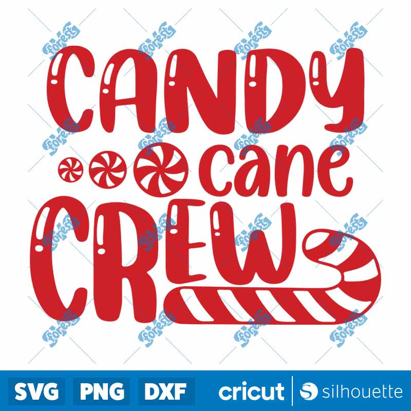 Candy Cane Crew SVG