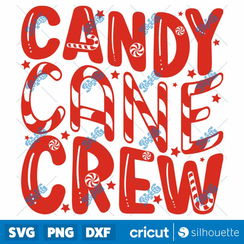 Candy Cane Crew SVG