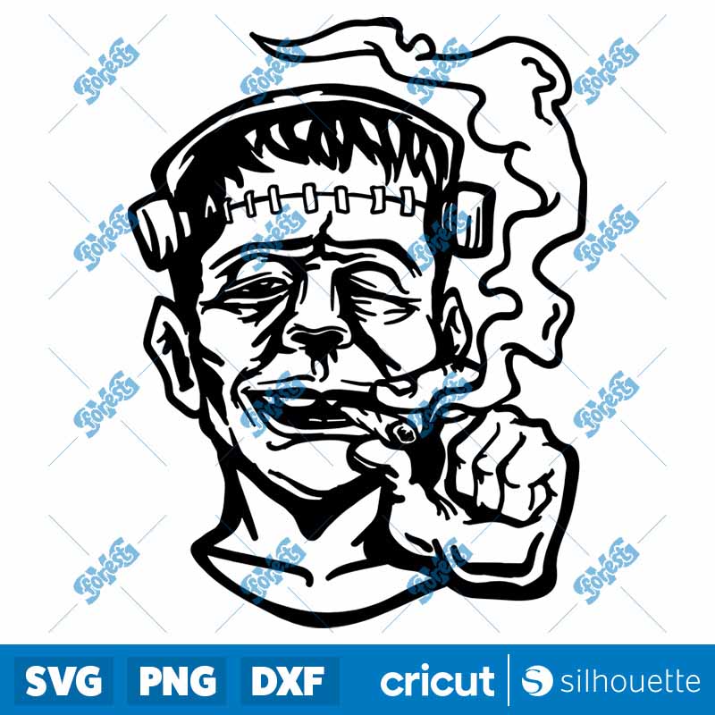 Cannabis Frankenstein SVG