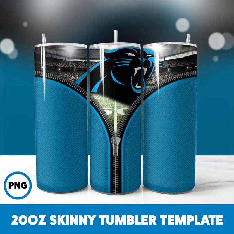 Carolina Panthers Football
  Team Tumbler Wrap