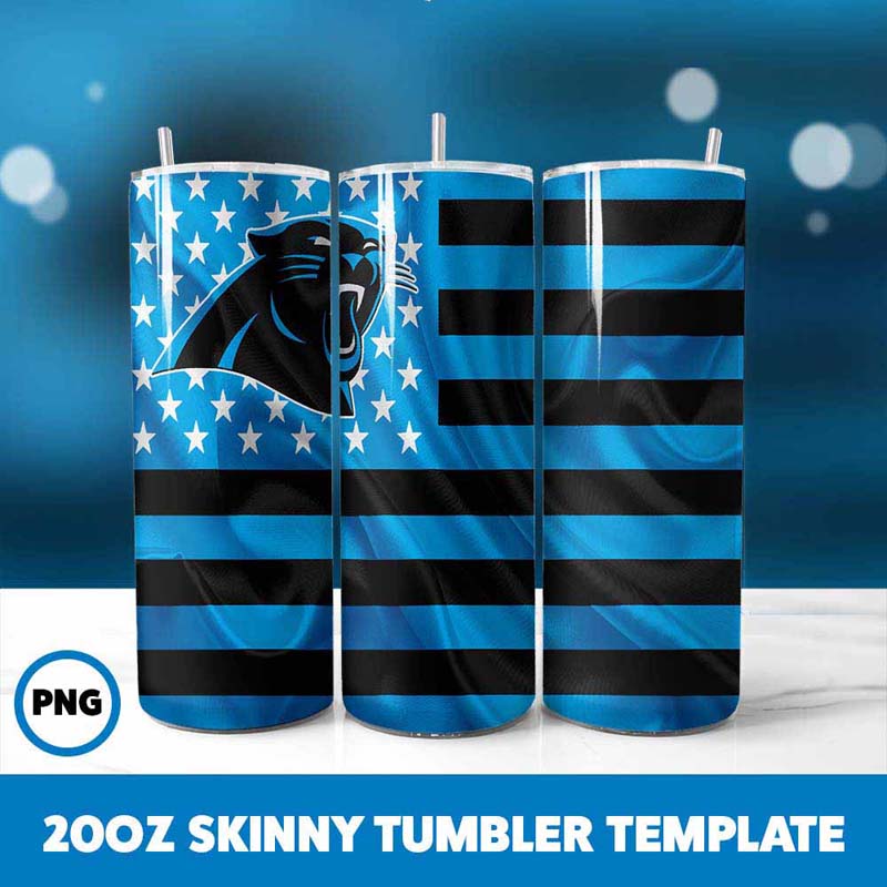 Carolina Panthers Football
  Team Tumbler Wrap