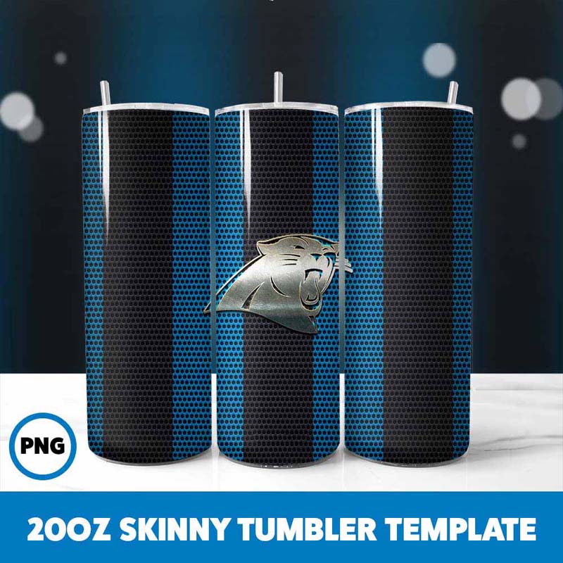 Carolina Panthers Football
  Team Tumbler Wrap