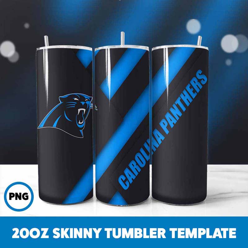 Carolina Panthers Football
  Team Tumbler Wrap