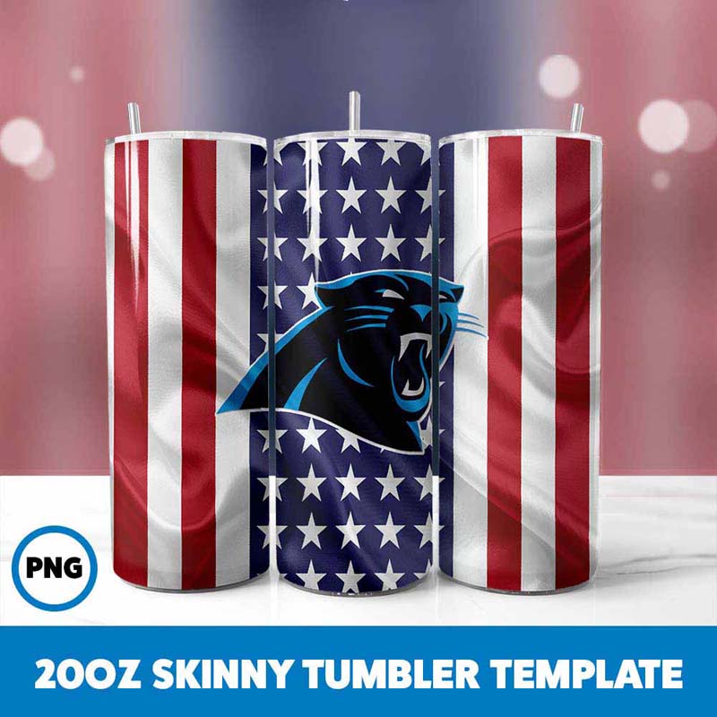 Carolina Panthers Football
  Team Tumbler Wrap