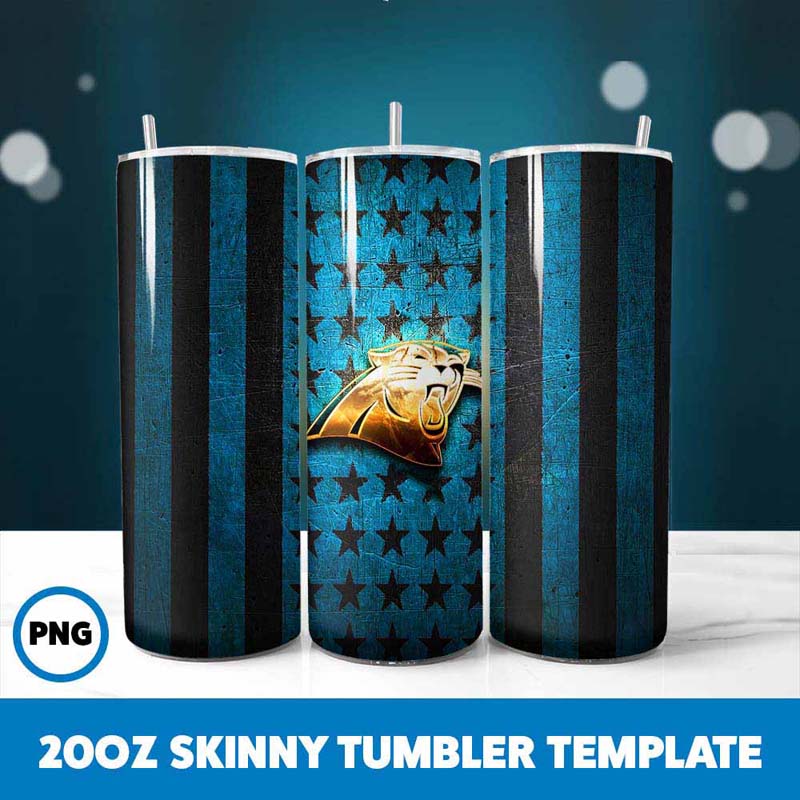 Carolina Panthers Football
  Team Tumbler Wrap