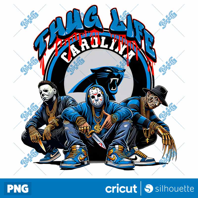 Carolina Panthers Thug Life
  Horror NFL Football PNG