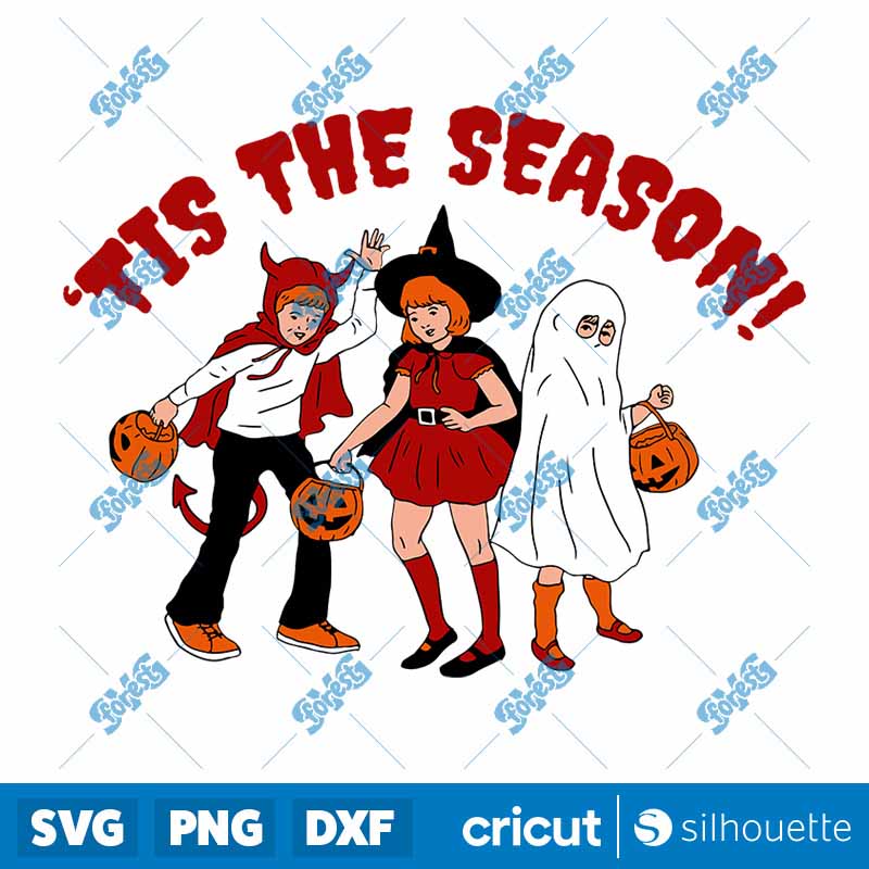 Cartoon Tis The Season SVG