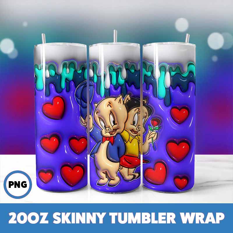 Cartoons Tumbler Wrap