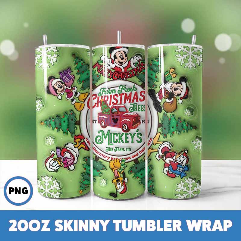 Cartoons Christmas Tumbler
  Wrap