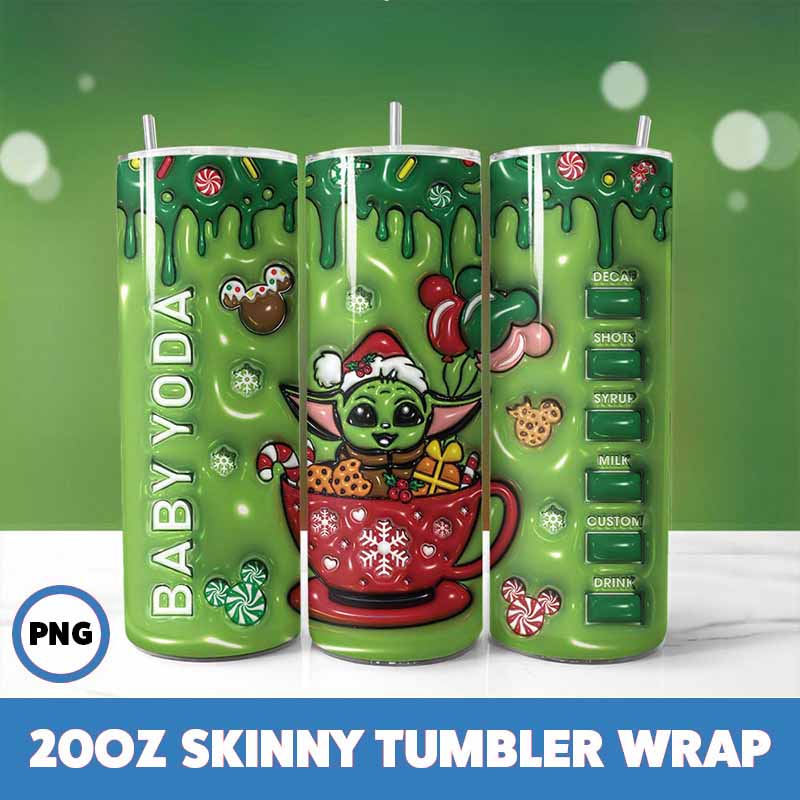 Cartoons Christmas Tumbler
  Wrap