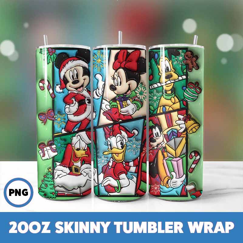 Cartoons Christmas Tumbler
  Wrap