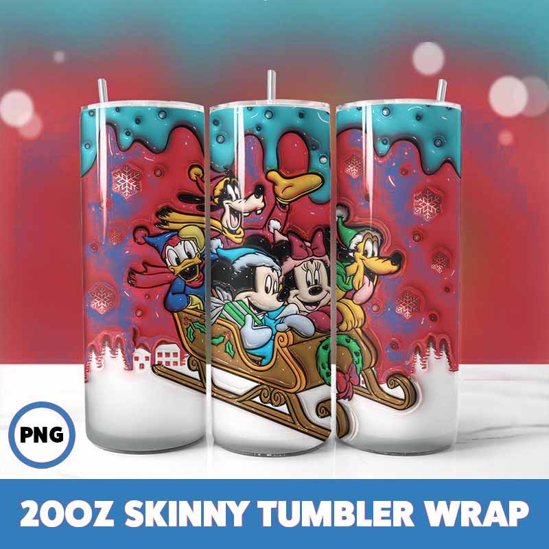 Cartoons Christmas Tumbler
  Wrap