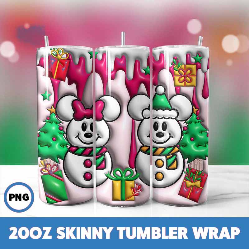 Cartoons Christmas Tumbler
  Wrap