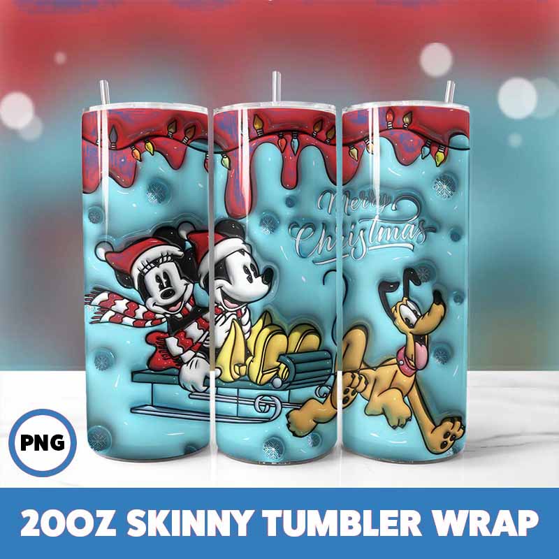 Cartoons Christmas Tumbler
  Wrap