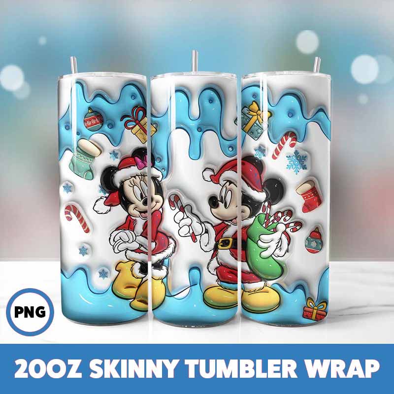 Cartoons Christmas Tumbler
  Wrap