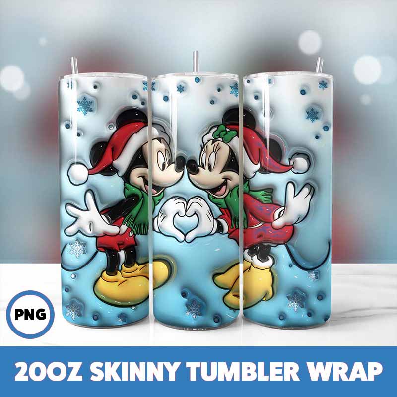 Cartoons Christmas Tumbler
  Wrap