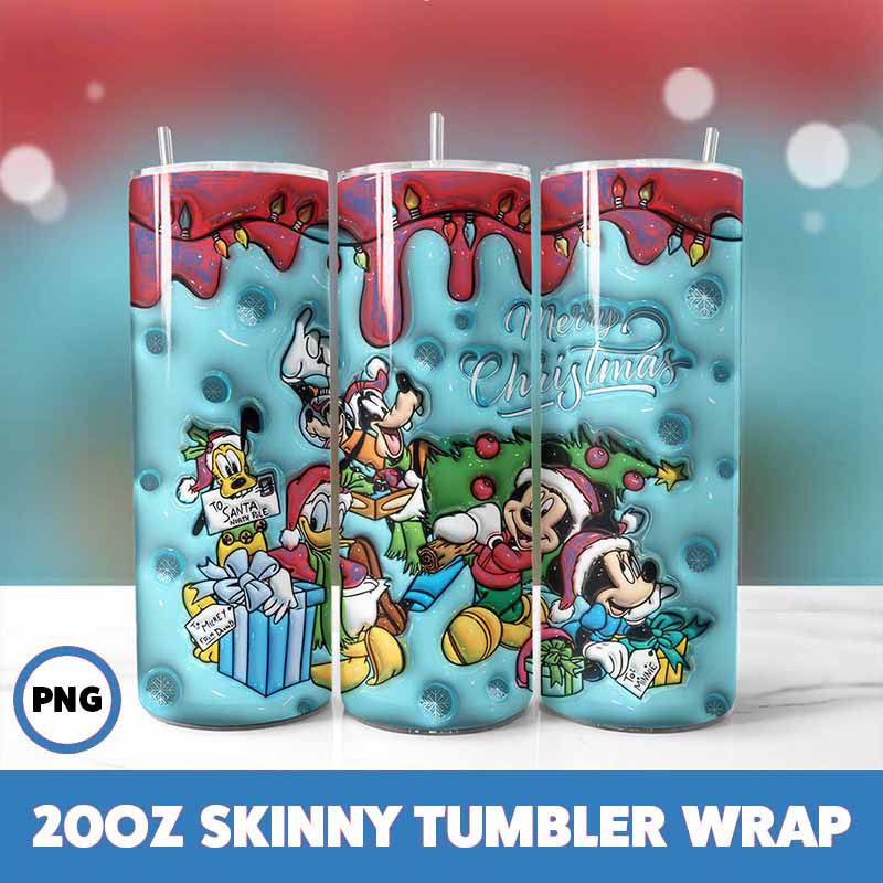 Cartoons Christmas Tumbler
  Wrap