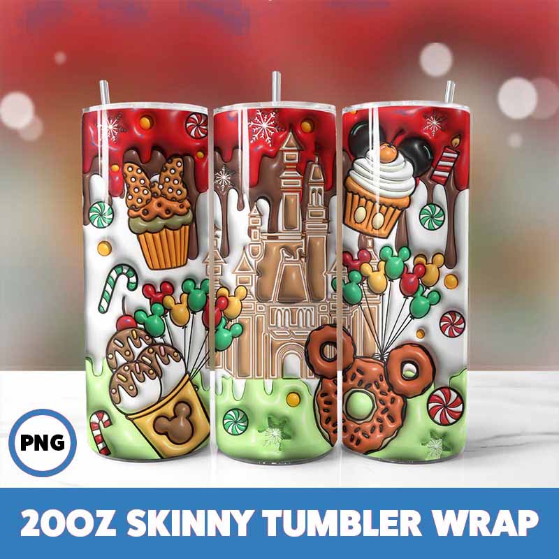 Cartoons Christmas Tumbler
  Wrap