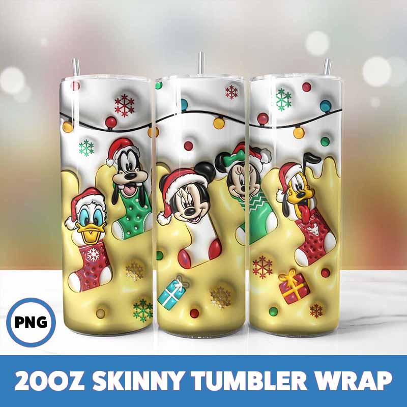 Cartoons Christmas Tumbler
  Wrap