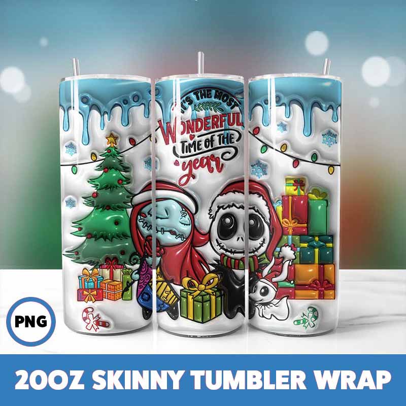 Cartoons Christmas Tumbler
  Wrap