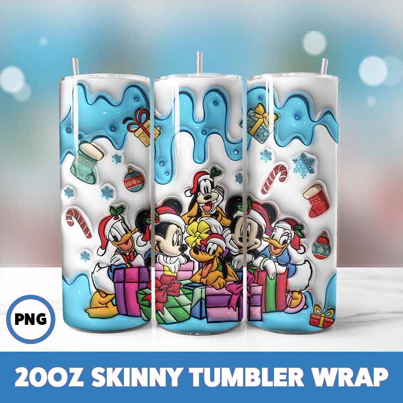 Cartoons Christmas Tumbler
  Wrap