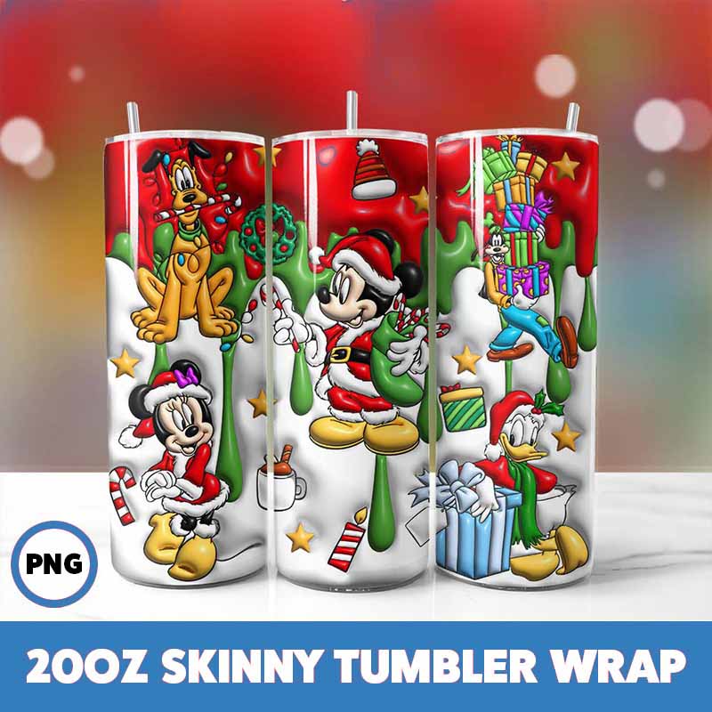 Cartoons Christmas Tumbler
  Wrap