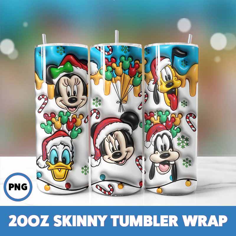 Cartoons Christmas Tumbler
  Wrap