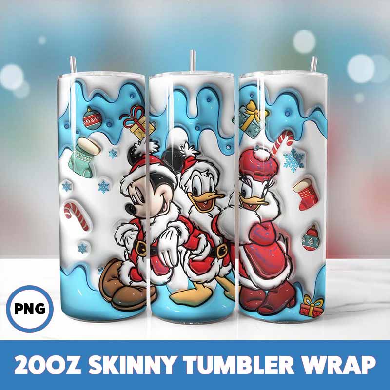 Cartoons Christmas Tumbler
  Wrap