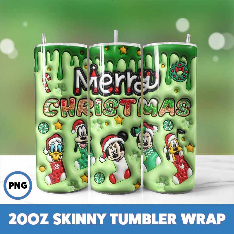 Cartoons Christmas Tumbler
  Wrap