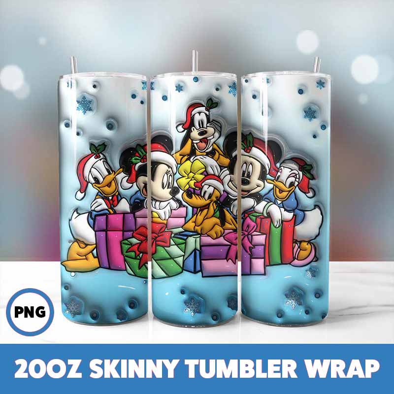 Cartoons Christmas Tumbler
  Wrap