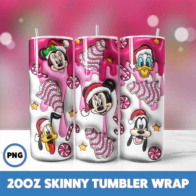 Cartoons Christmas Tumbler
  Wrap