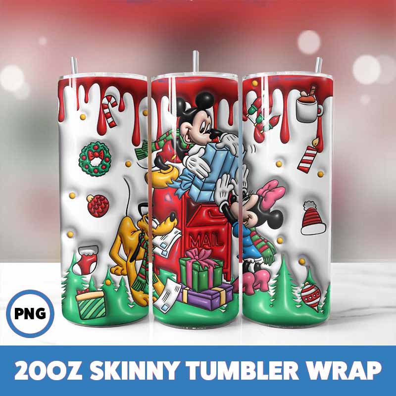 Cartoons Christmas Tumbler
  Wrap