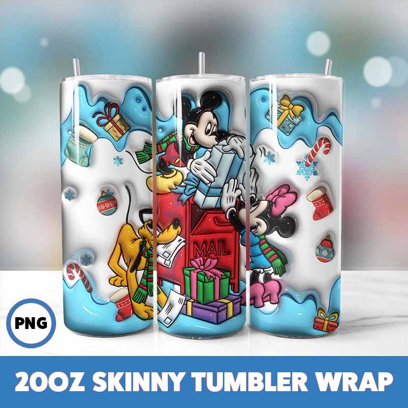 Cartoons Christmas Tumbler
  Wrap