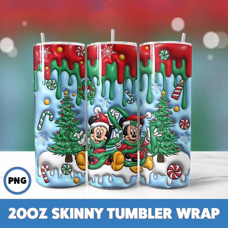 Cartoons Christmas Tumbler
  Wrap