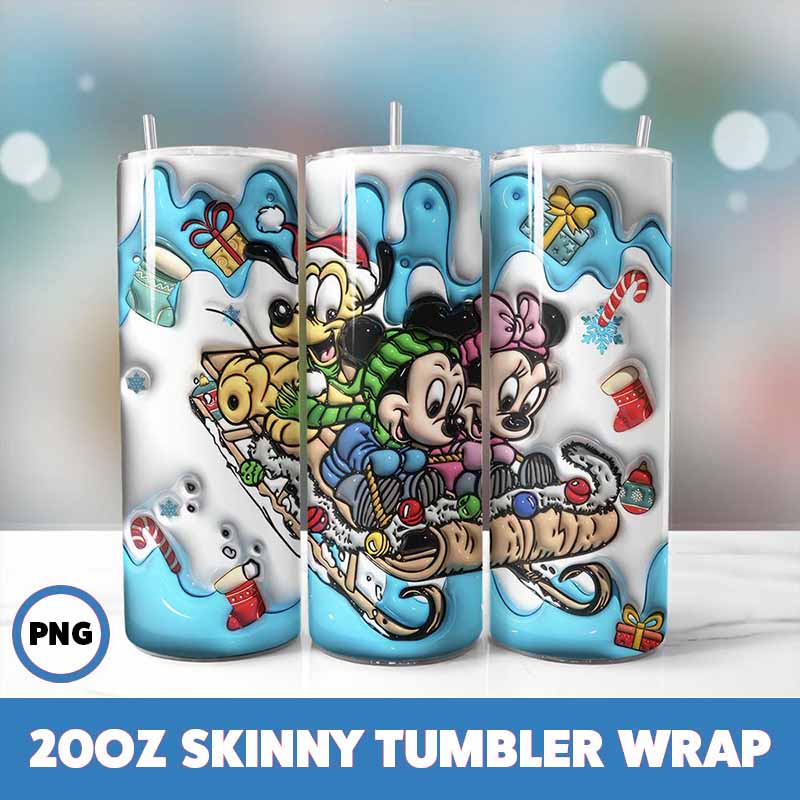 Cartoons Christmas Tumbler
  Wrap