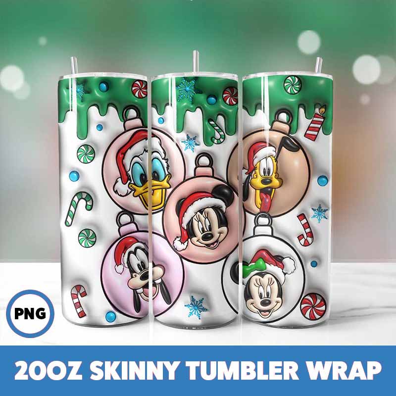 Cartoons Christmas Tumbler
  Wrap