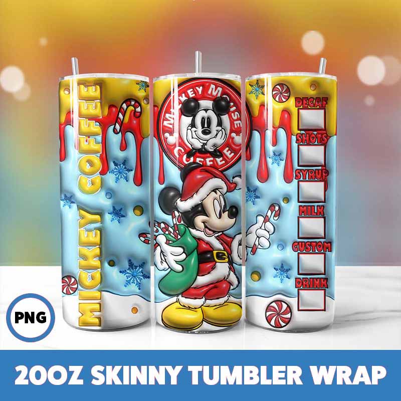 Cartoons Christmas Tumbler
  Wrap