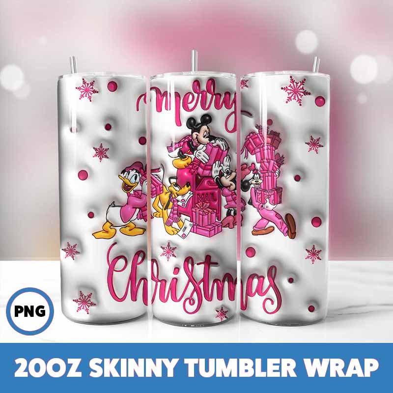 Cartoons Christmas Tumbler
  Wrap