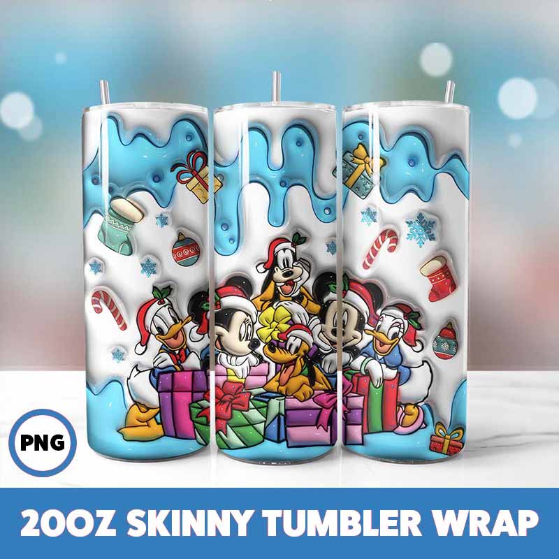 Cartoons Christmas Tumbler
  Wrap