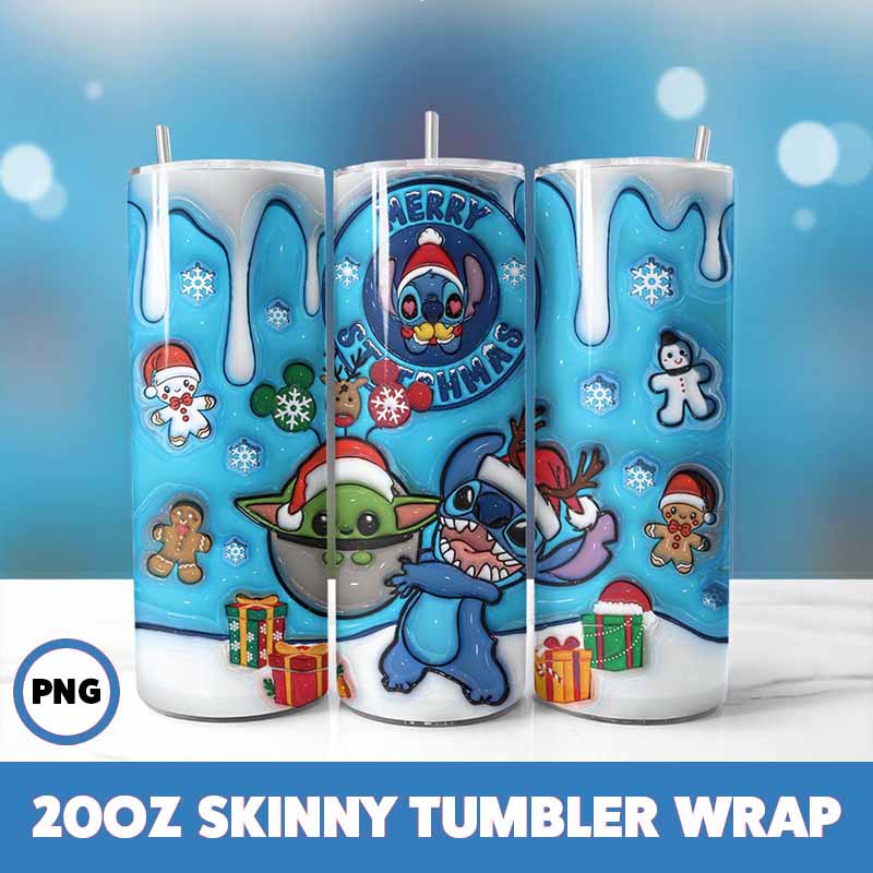 Cartoons Christmas Tumbler
  Wrap