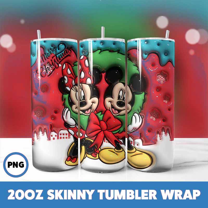 Cartoons Christmas Tumbler
  Wrap