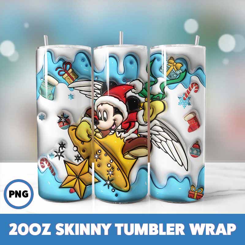 Cartoons Christmas Tumbler
  Wrap