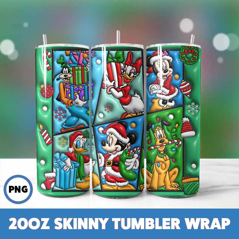 Cartoons Christmas Tumbler
  Wrap