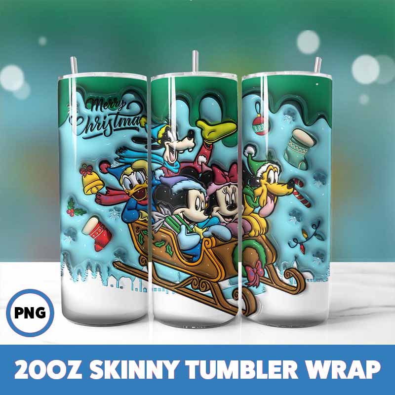 Cartoons Christmas Tumbler
  Wrap