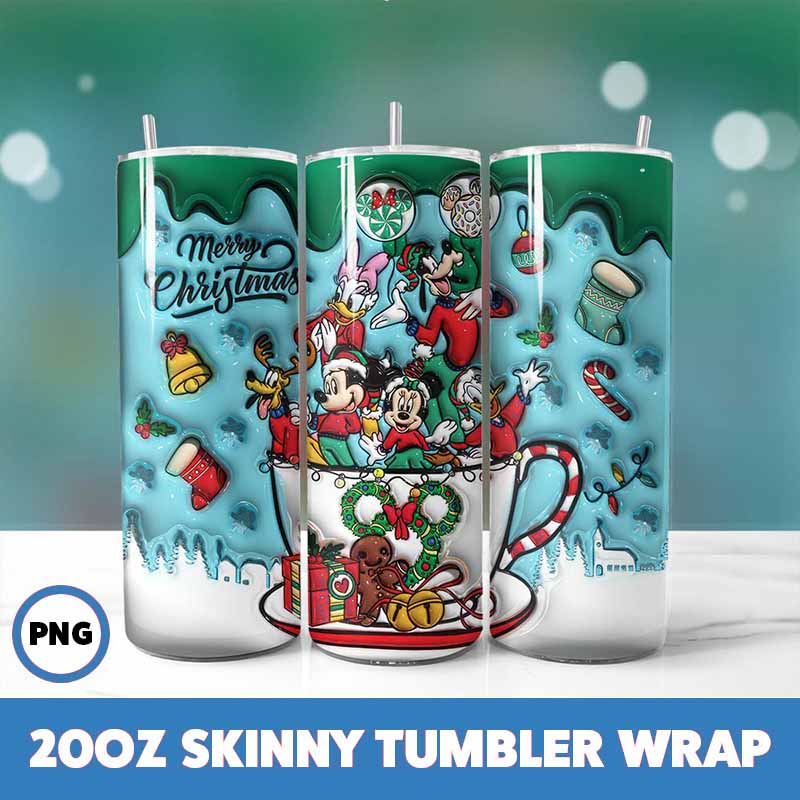 Cartoons Christmas Tumbler
  Wrap