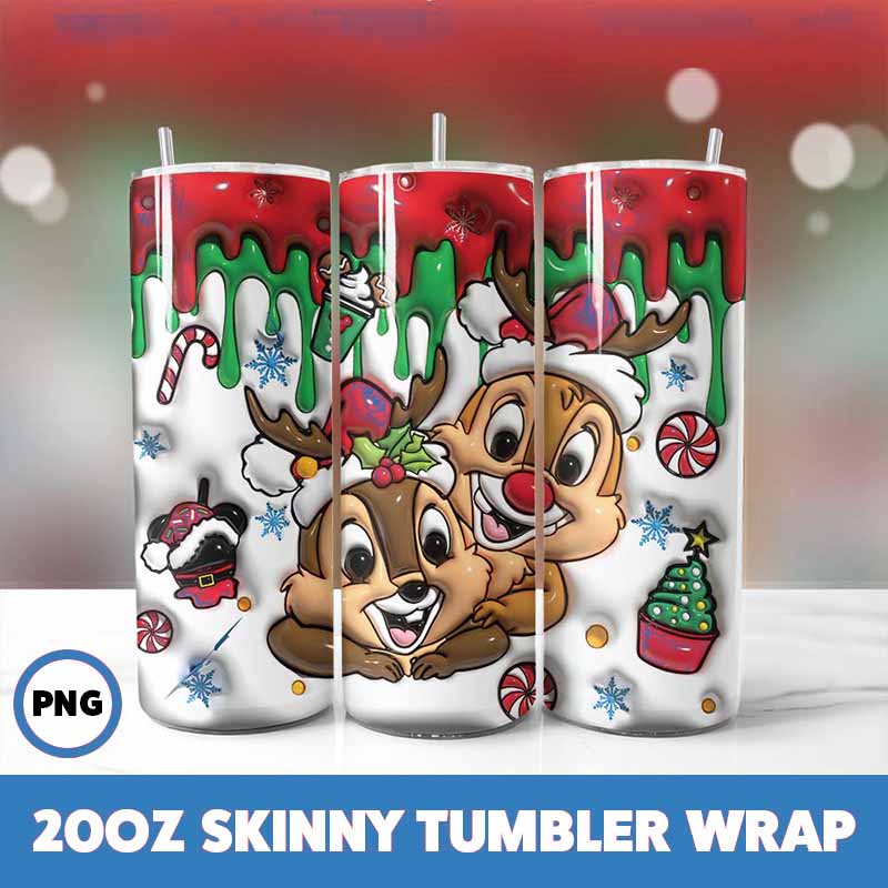 Cartoons Christmas Tumbler
  Wrap