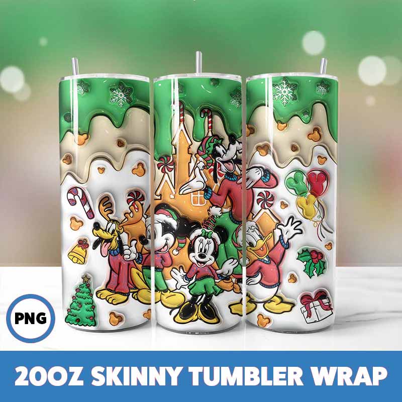 Cartoons Christmas Tumbler
  Wrap