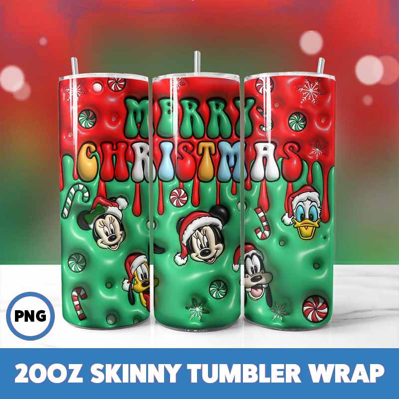 Cartoons Christmas Tumbler
  Wrap